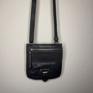 BANANA REPUBLIC MINI LEATHER CROSSBODY BAG